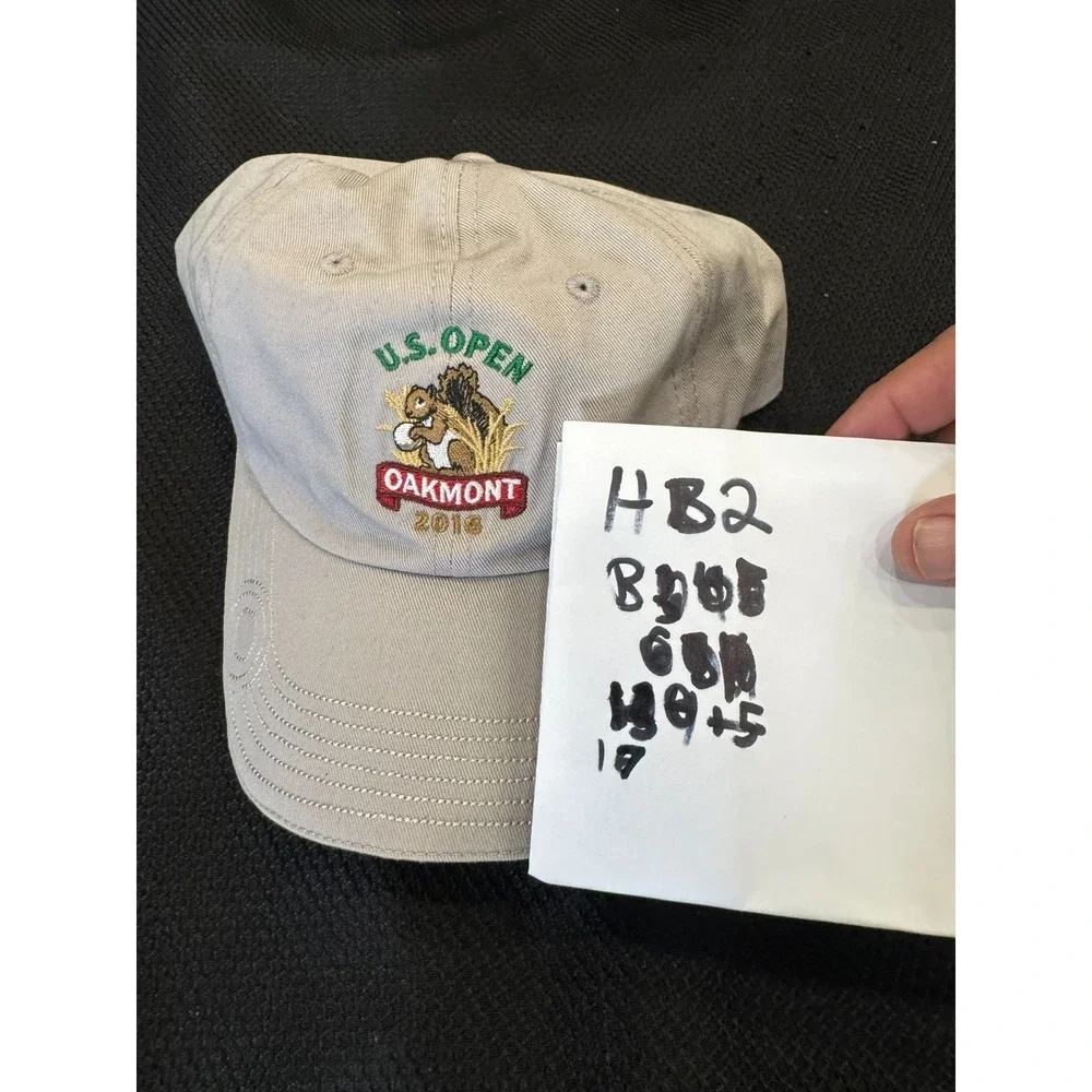 U.S. Open Oakmont 2016 Golf Embroidered Squirrel Adjustable PGA tour Hat Cap